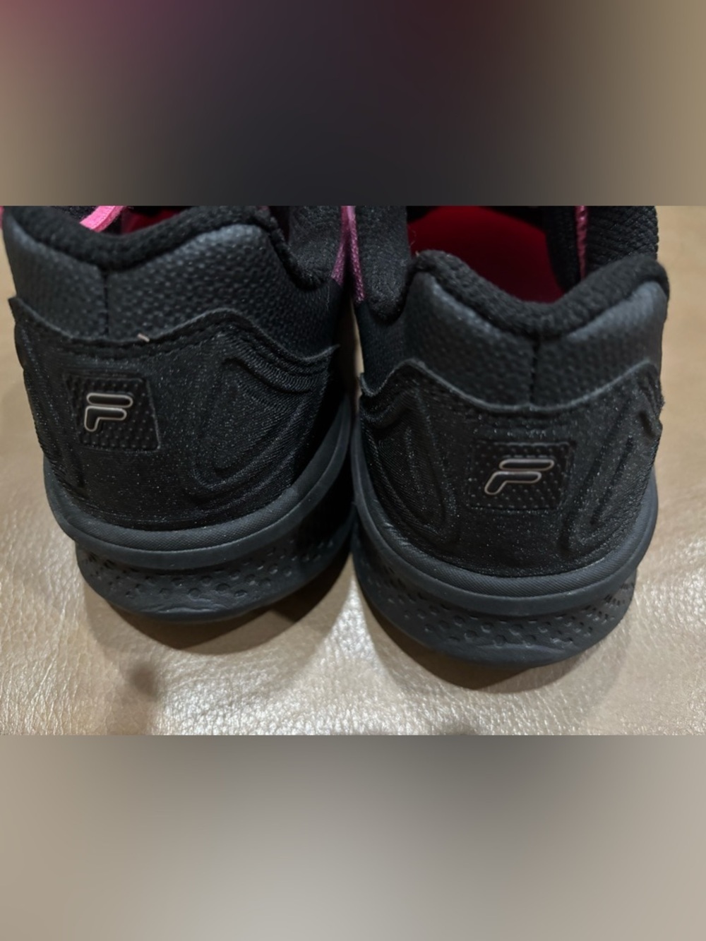 Fila Women's Hot Pink bold statement Memory Maranello running Sneakers - Picture 7 of 8